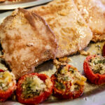 Atún a la plancha con tomate provenzal